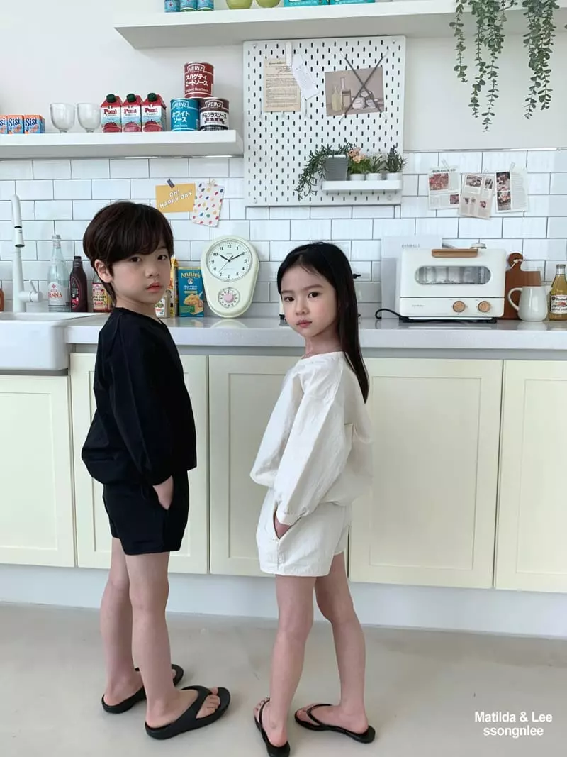 Matilda & Lee - Korean Children Fashion - #fashionkids - V Top Bottom Set - 12