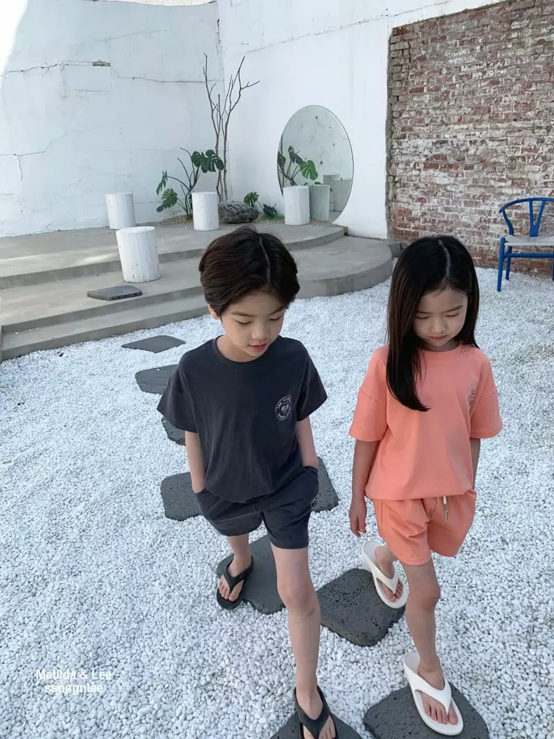 Matilda & Lee - Korean Children Fashion - #fashionkids - Tennis Pigment Top Bottom Set - 11