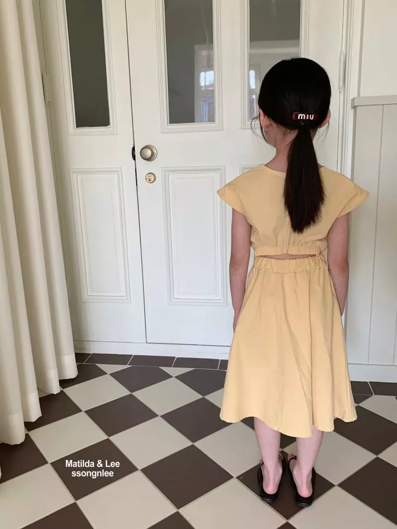 Matilda & Lee - Korean Children Fashion - #discoveringself - Back Slit One-piece - 4