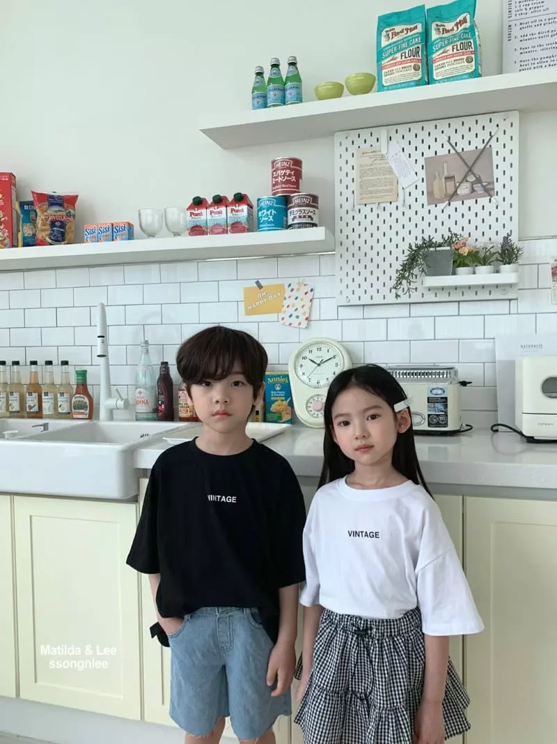 Matilda & Lee - Korean Children Fashion - #fashionkids - Vintage Tee - 10