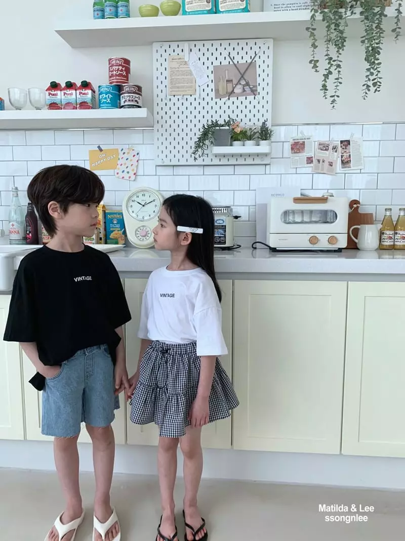 Matilda & Lee - Korean Children Fashion - #kidsshorts - String Skrit Pants