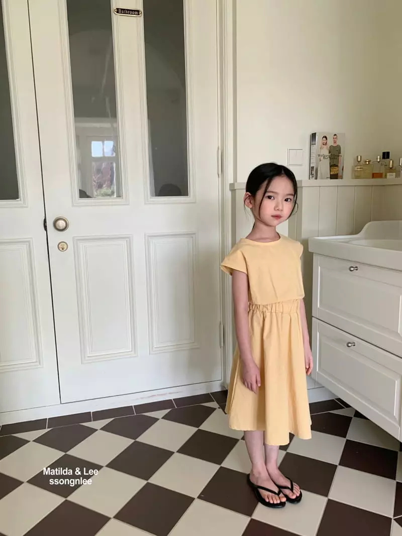 Matilda & Lee - Korean Children Fashion - #kidsshorts - Back Slit One-piece - 5