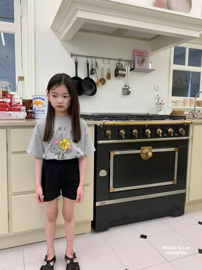 Matilda & Lee - Korean Children Fashion - #kidsshorts - Flower Tee - 2