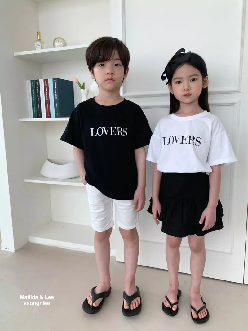Matilda & Lee - Korean Children Fashion - #kidsstore - Lover Tee - 5