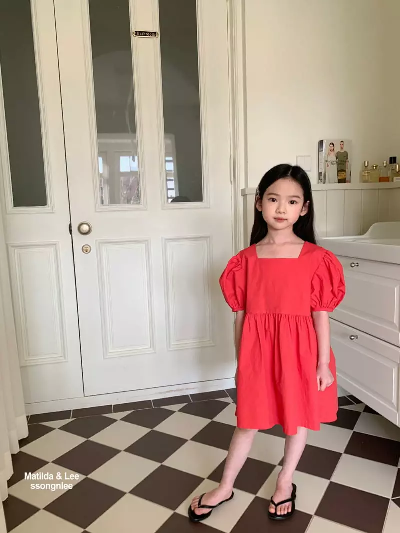 Matilda & Lee - Korean Children Fashion - #kidsstore - Back Slit String One-piece - 7