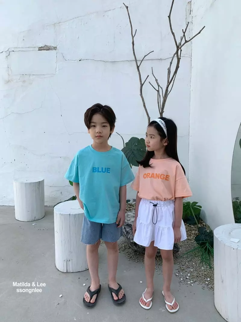Matilda & Lee - Korean Children Fashion - #kidsstore - Color Tee - 2