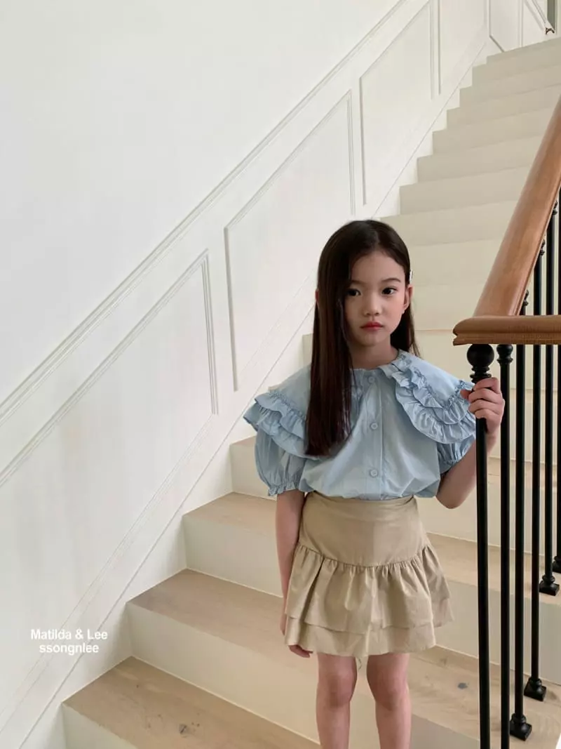 Matilda & Lee - Korean Children Fashion - #kidsstore - Frill Blouse