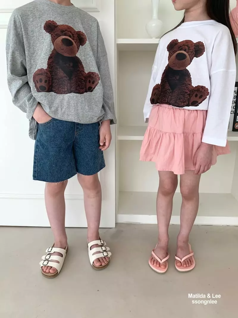 Matilda & Lee - Korean Children Fashion - #kidsstore - Bear Tee - 8