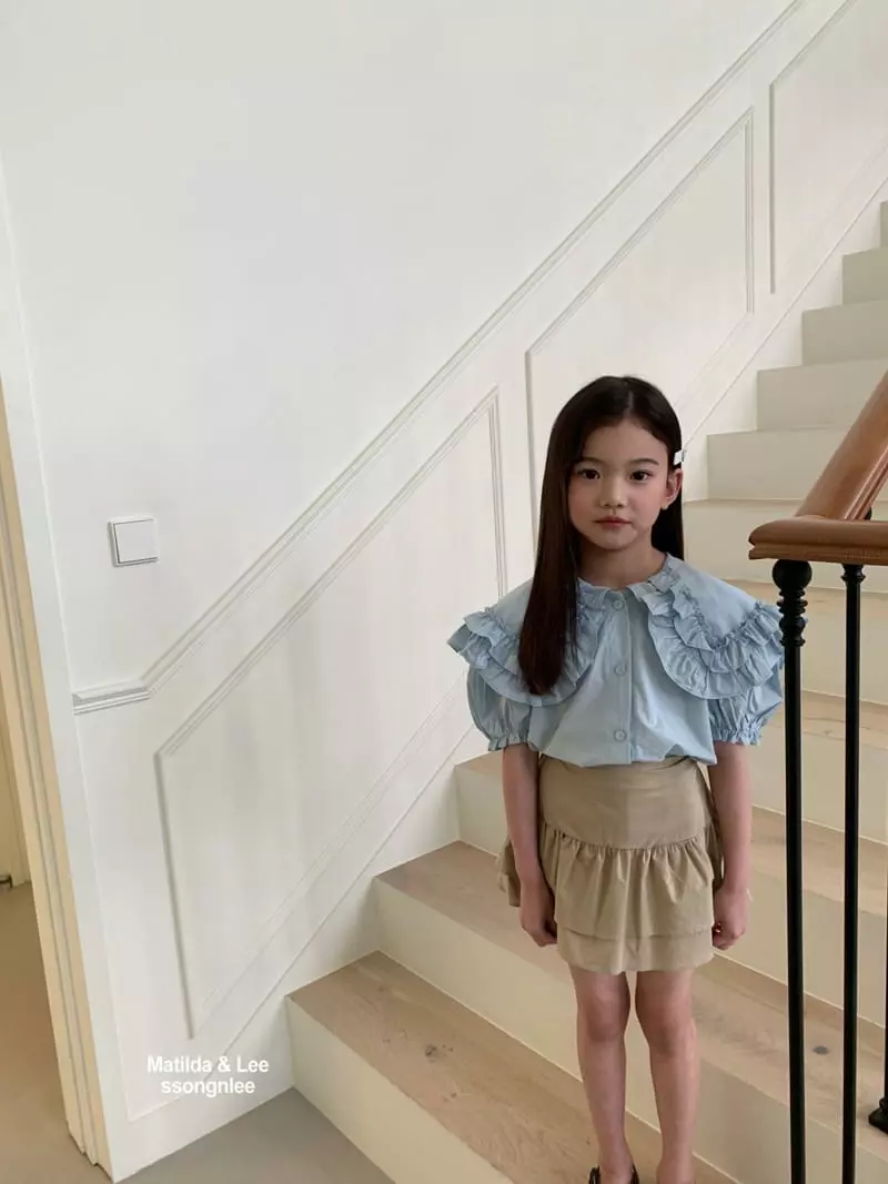 Matilda & Lee - Korean Children Fashion - #kidzfashiontrend - Frill Blouse - 2