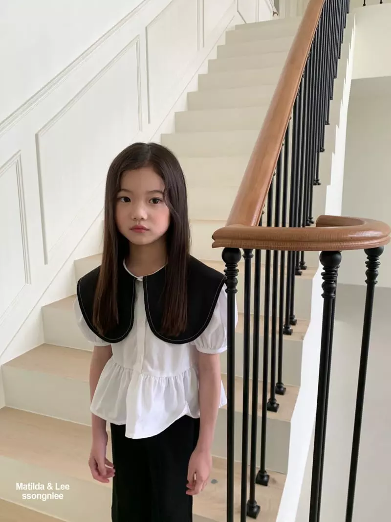 Matilda & Lee - Korean Children Fashion - #kidzfashiontrend - Circke Collar Blouse - 11