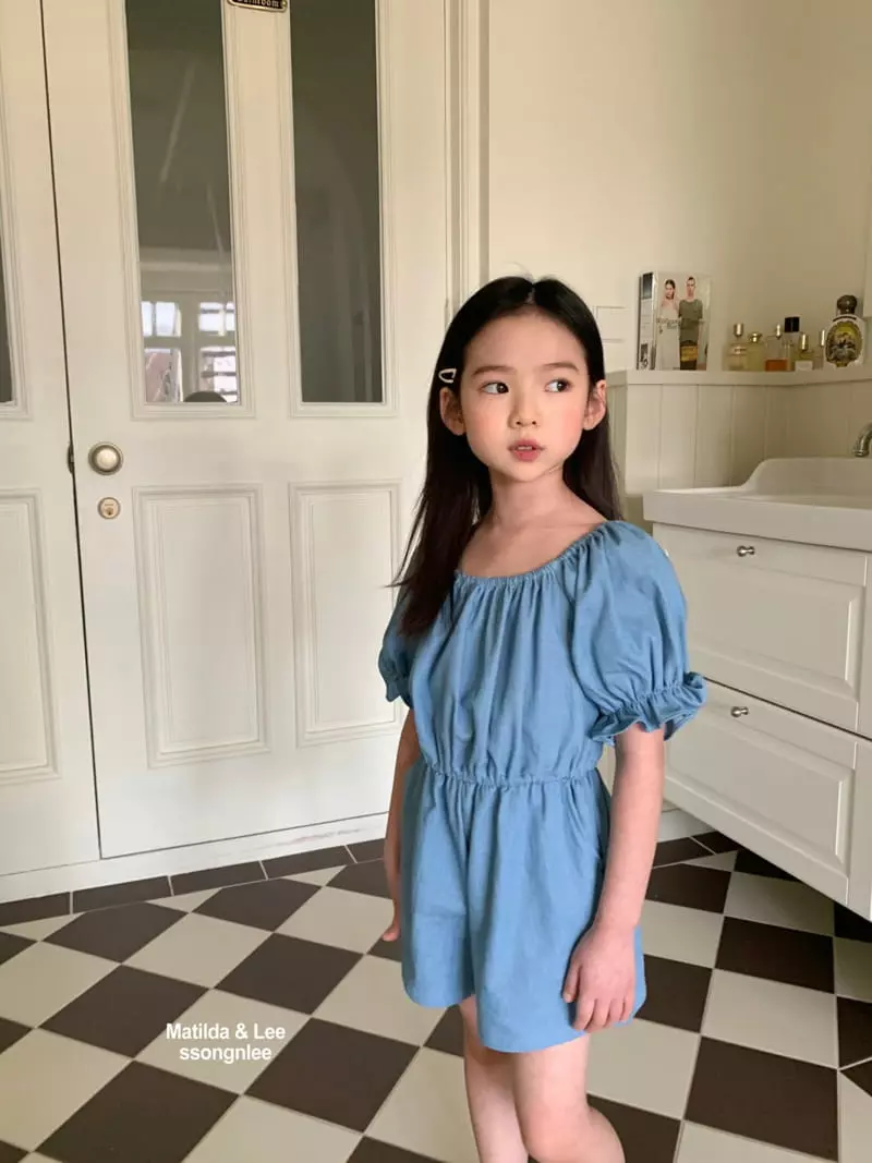 Matilda & Lee - Korean Children Fashion - #littlefashionista - Denim Jumpsuit - 12