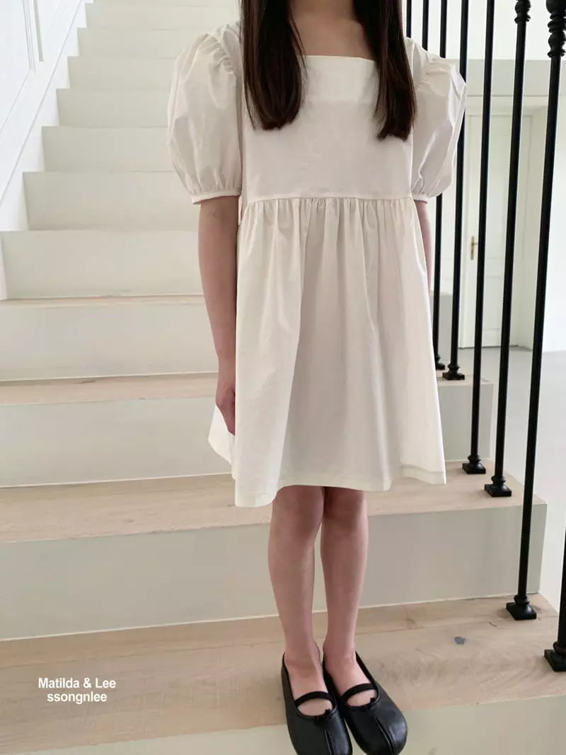 Matilda & Lee - Korean Children Fashion - #littlefashionista - Back Slit String One-piece - 10