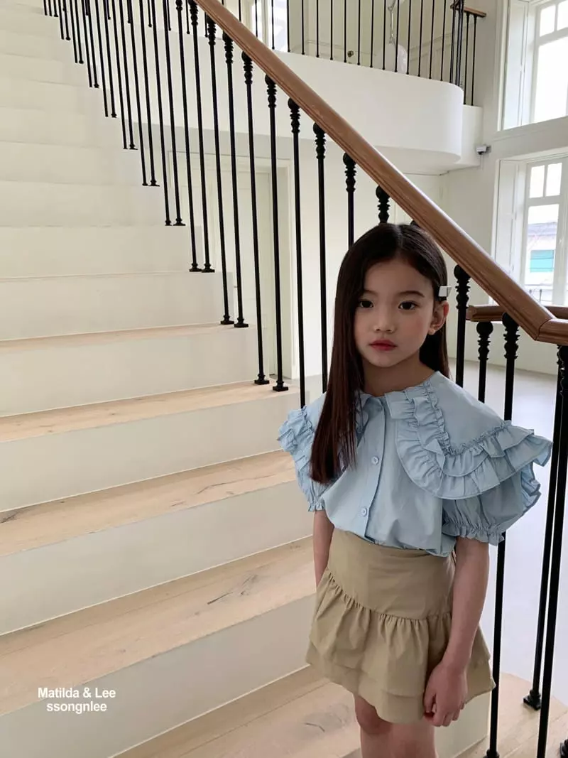 Matilda & Lee - Korean Children Fashion - #Kfashion4kids - Frill Blouse - 4