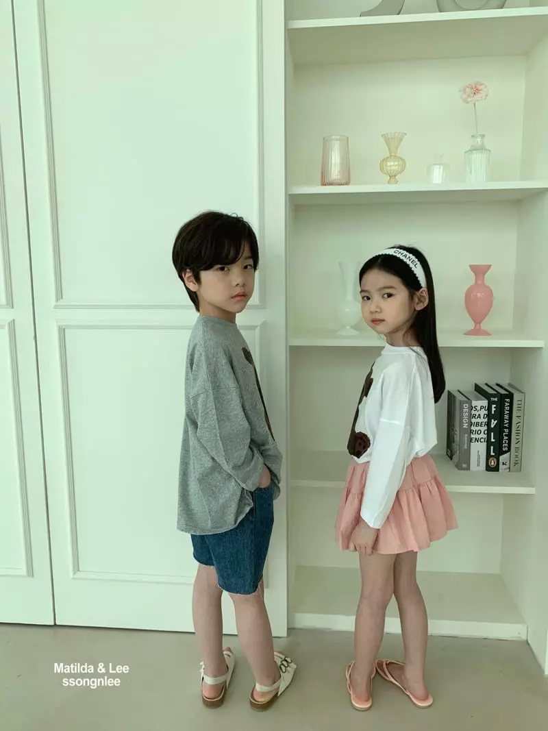 Matilda & Lee - Korean Children Fashion - #littlefashionista - Bear Tee - 11