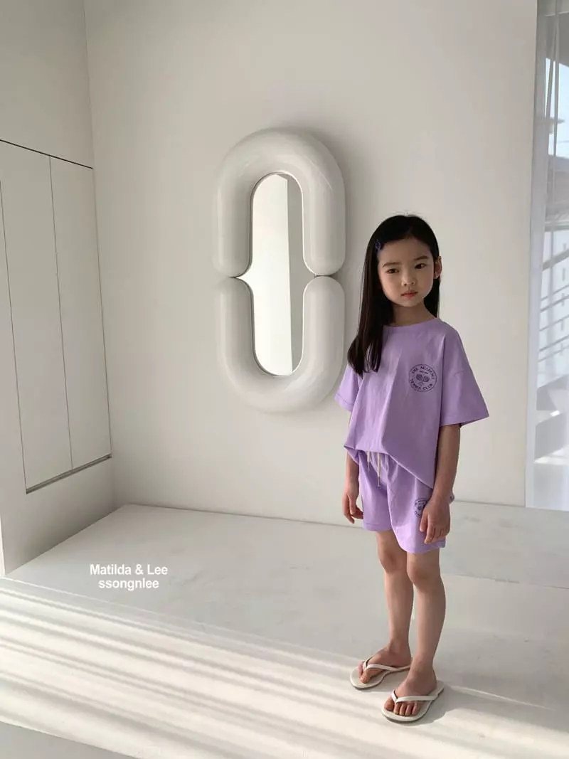 Matilda & Lee - Korean Children Fashion - #magicofchildhood - Tennis Pigment Top Bottom Set - 3