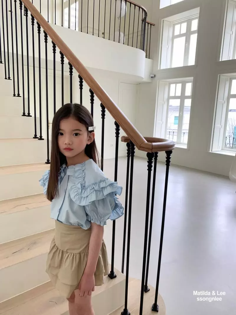 Matilda & Lee - Korean Children Fashion - #magicofchildhood - Frill Blouse - 5
