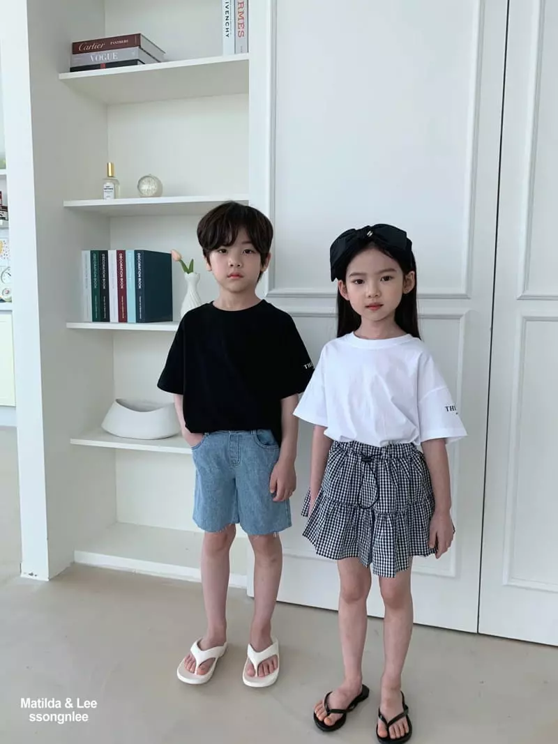 Matilda & Lee - Korean Children Fashion - #magicofchildhood - Summer Short Jeans - 3