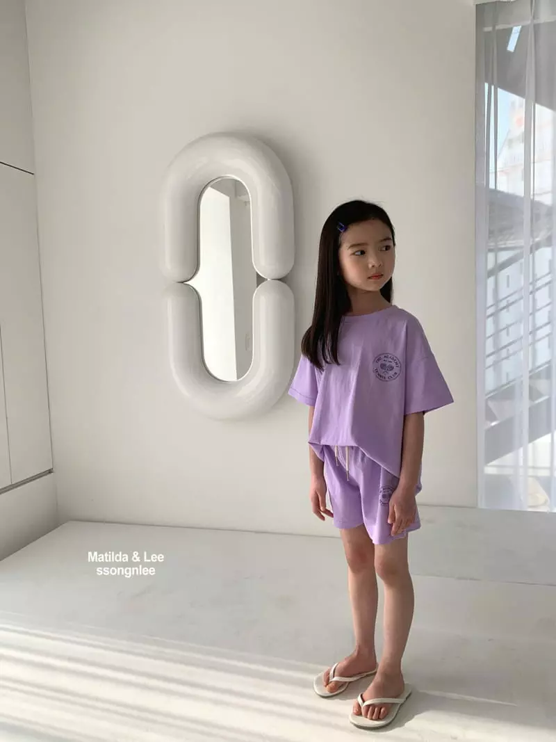 Matilda & Lee - Korean Children Fashion - #magicofchildhood - Tennis Pigment Top Bottom Set - 4