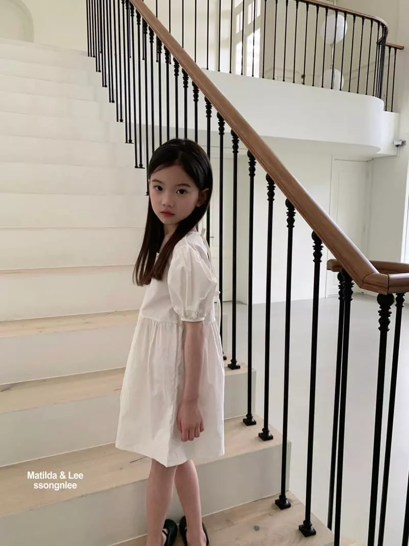 Matilda & Lee - Korean Children Fashion - #minifashionista - Back Slit String One-piece - 12