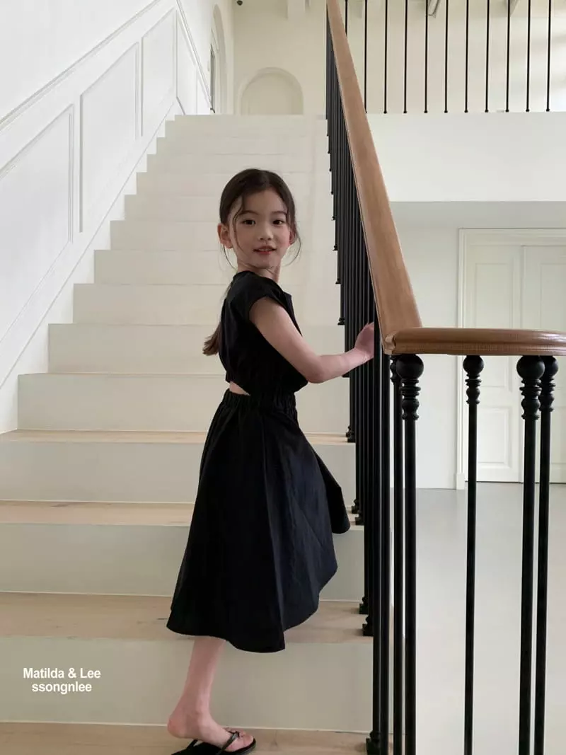 Matilda & Lee - Korean Children Fashion - #minifashionista - Back Slit One-piece - 11