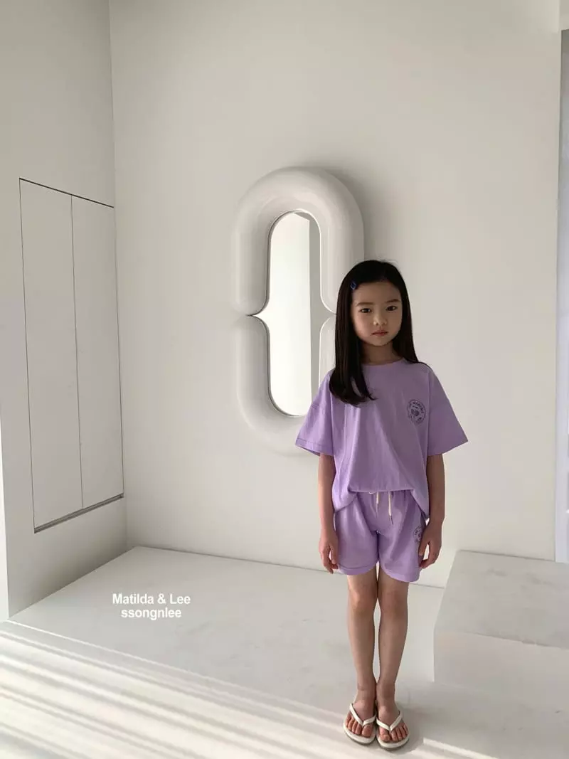 Matilda & Lee - Korean Children Fashion - #prettylittlegirls - Tennis Pigment Top Bottom Set - 5