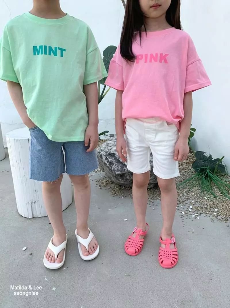 Matilda & Lee - Korean Children Fashion - #prettylittlegirls - Color Tee - 8