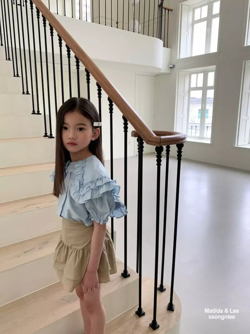 Matilda & Lee - Korean Children Fashion - #prettylittlegirls - Frill Blouse - 7