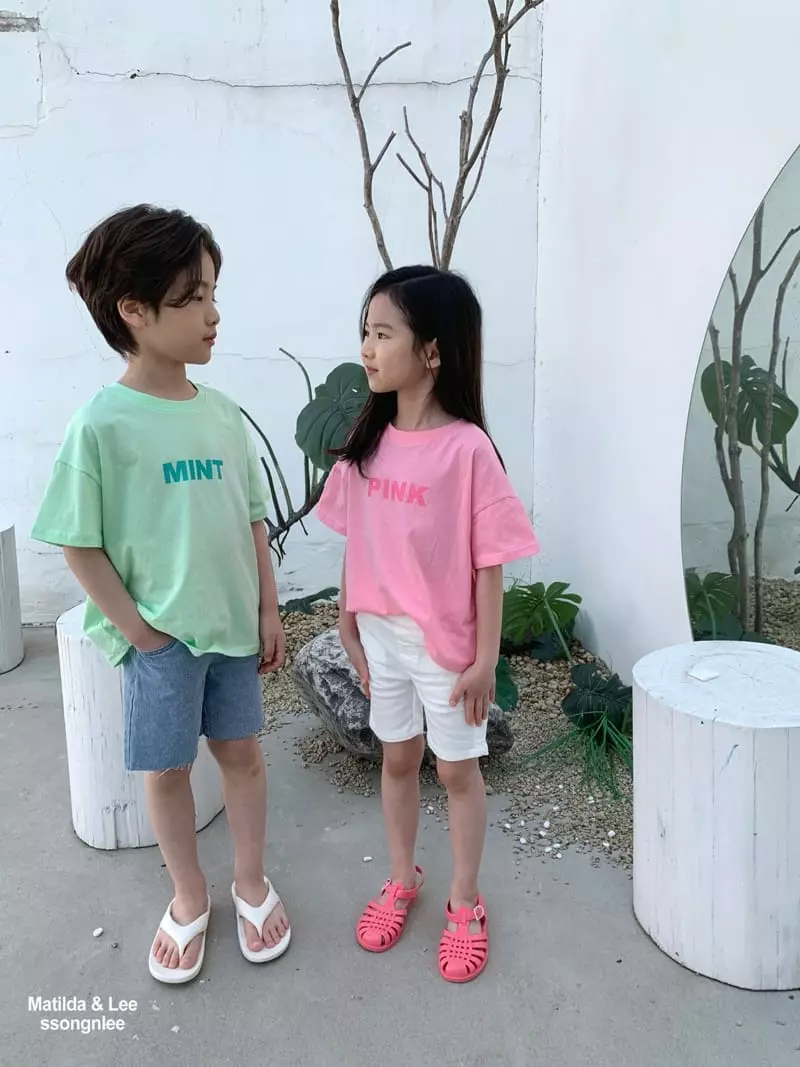 Matilda & Lee - Korean Children Fashion - #stylishchildhood - Color Tee - 11