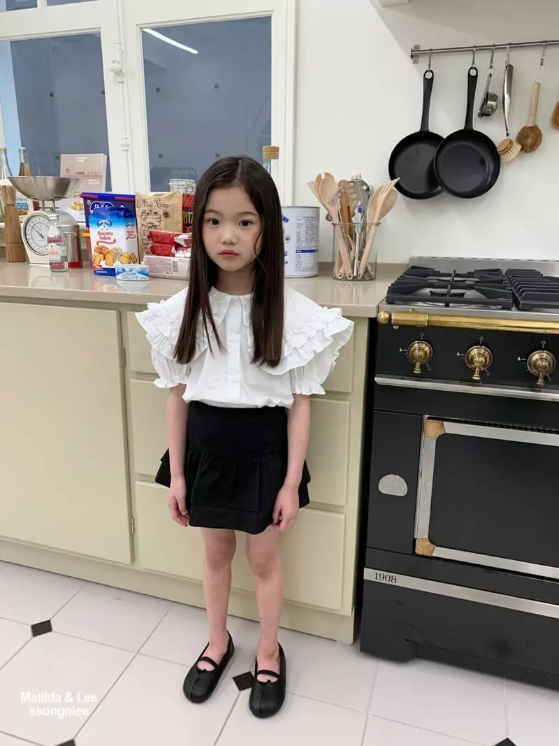 Matilda & Lee - Korean Children Fashion - #stylishchildhood - Frill Blouse - 10