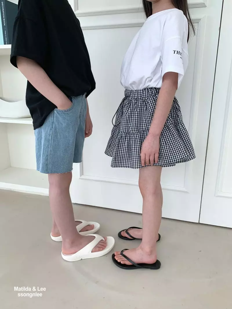 Matilda & Lee - Korean Children Fashion - #stylishchildhood - Summer Short Jeans - 8