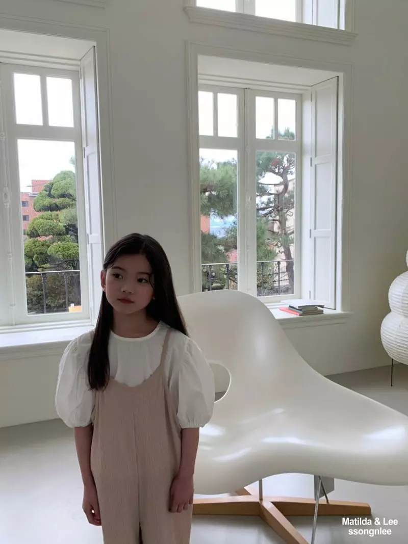 Matilda & Lee - Korean Children Fashion - #stylishchildhood - String Sleeveless Jumpsuit - 2