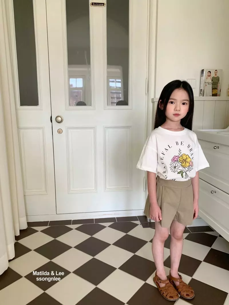 Matilda & Lee - Korean Children Fashion - #todddlerfashion - Flower Tee - 10