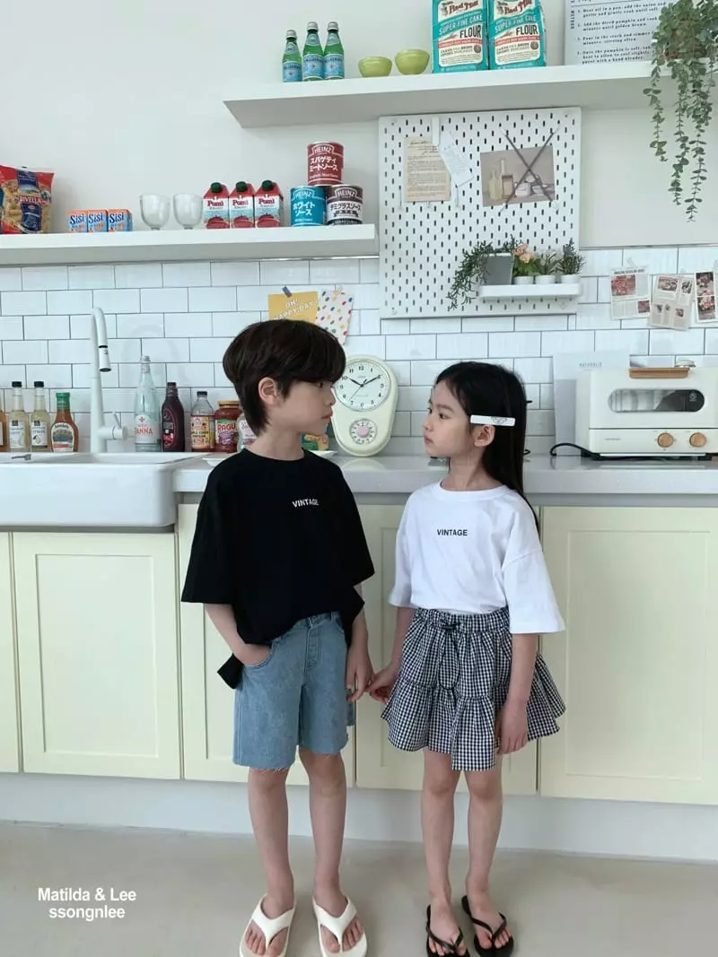 Matilda & Lee - Korean Children Fashion - #todddlerfashion - Vintage Tee - 3