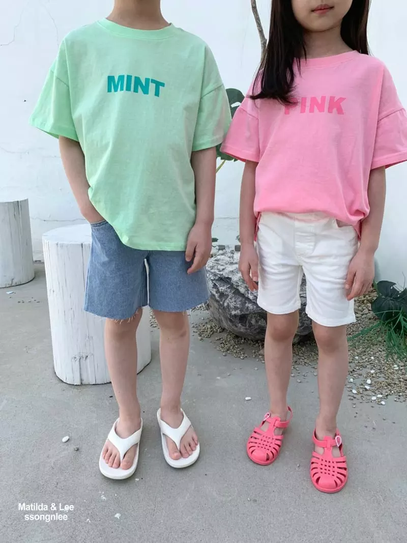 Matilda & Lee - Korean Children Fashion - #toddlerclothing - Color Tee - 10