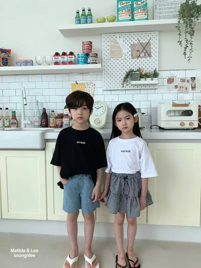 Matilda & Lee - Korean Children Fashion - #todddlerfashion - Vintage Tee - 4