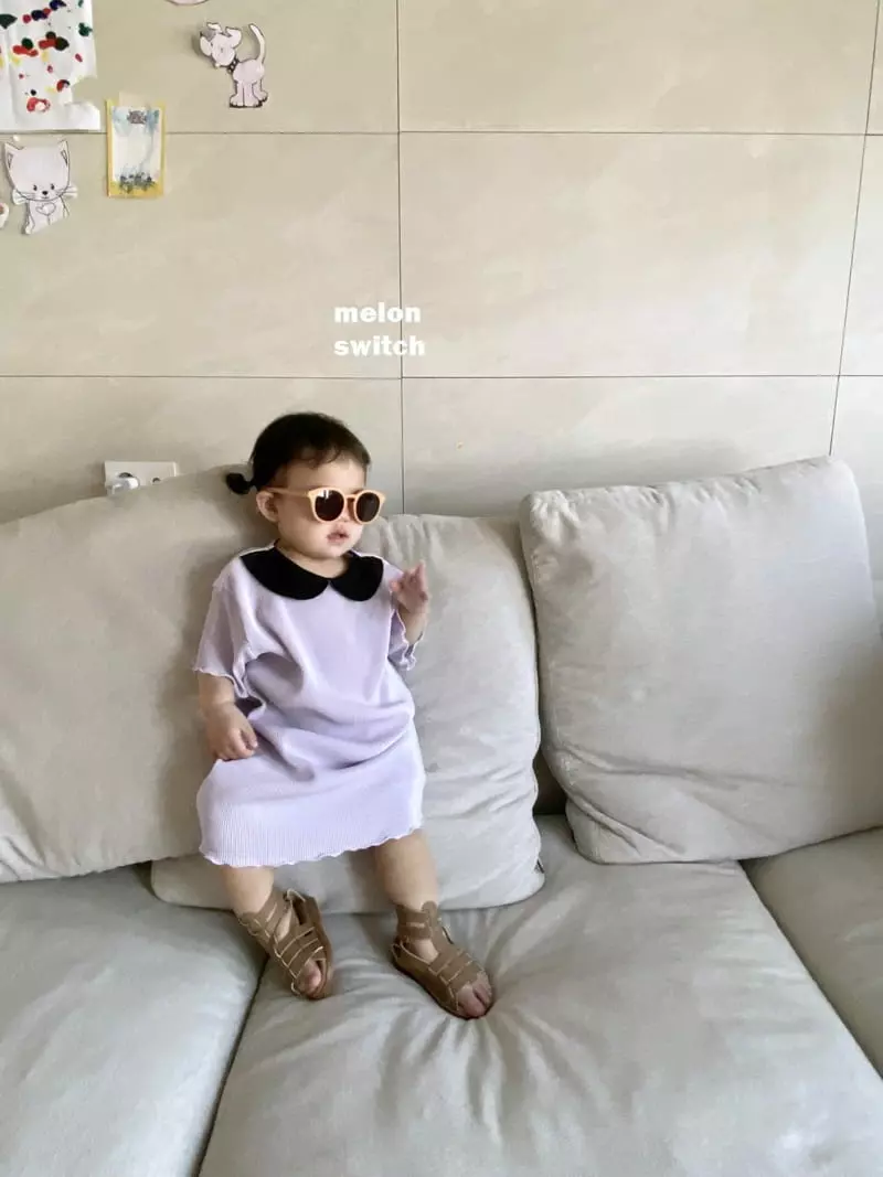 Melon Switch - Korean Children Fashion - #Kfashion4kids - Circle Pleats One-piece - 8