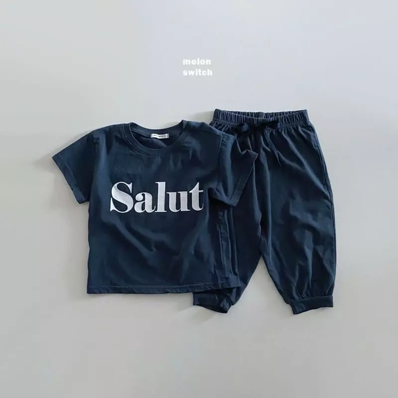 Melon Switch - Korean Children Fashion - #Kfashion4kids - Salt Top Bottom Set - 12