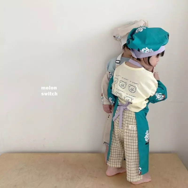 Melon Switch - Korean Children Fashion - #childofig - Bread Rabbit Apron with Hat - 11