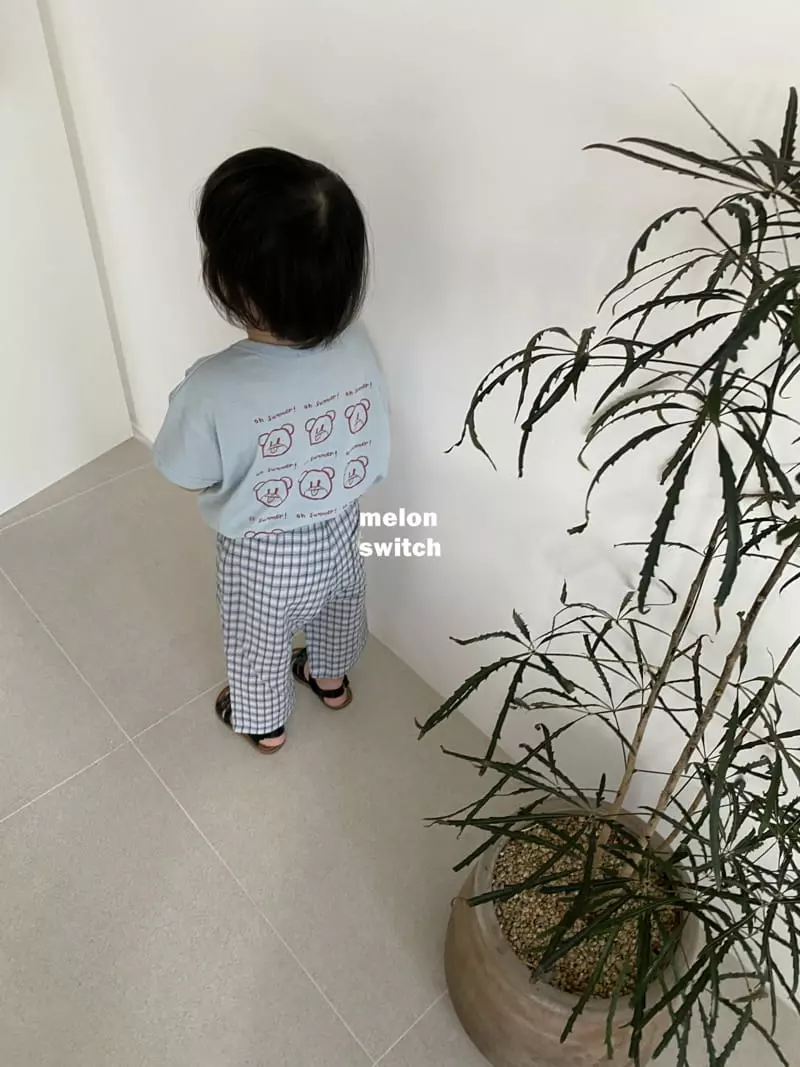 Melon Switch - Korean Children Fashion - #childofig - Check Pants - 2