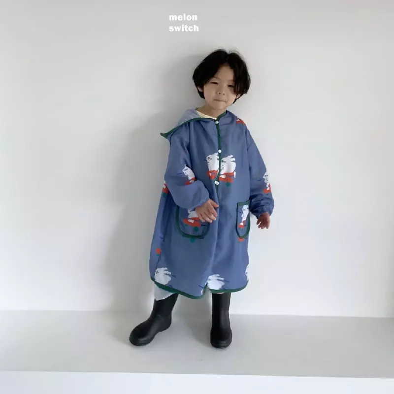 Melon Switch - Korean Children Fashion - #childrensboutique - Melon Rabbit Raincoat - 11