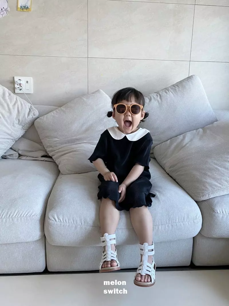 Melon Switch - Korean Children Fashion - #childrensboutique - Circle Pleats One-piece