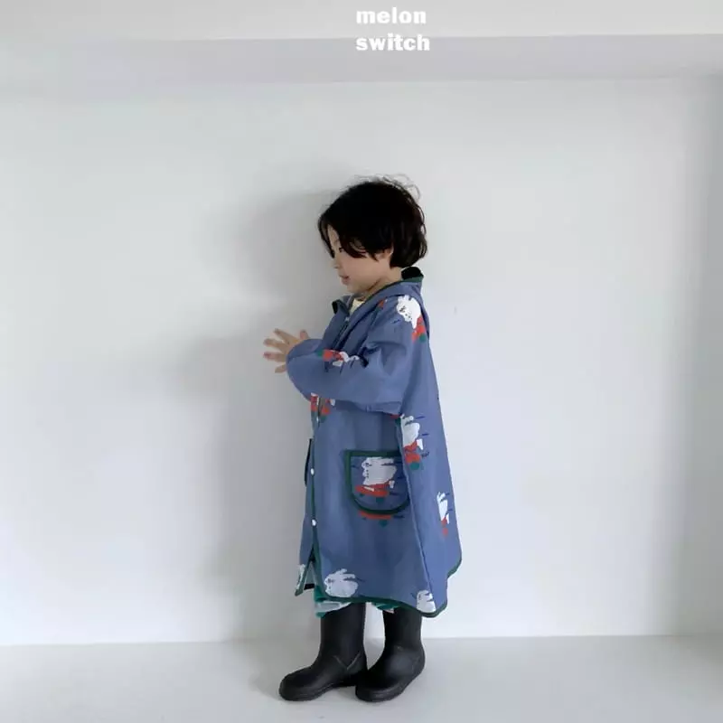 Melon Switch - Korean Children Fashion - #designkidswear - Melon Rabbit Raincoat - 12