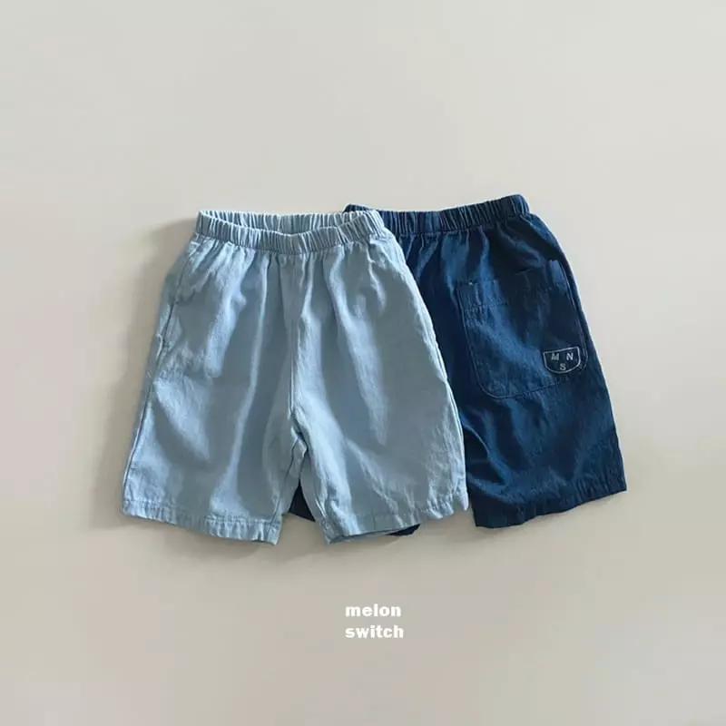 Melon Switch - Korean Children Fashion - #designkidswear - Melon Denim Shorts - 9