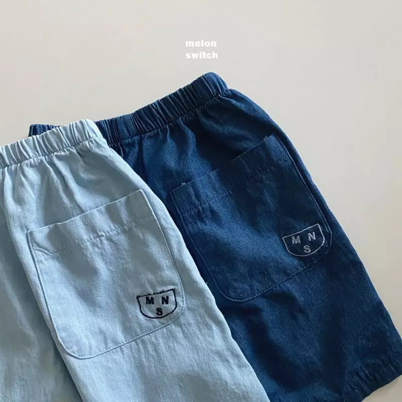 Melon Switch - Korean Children Fashion - #discoveringself - Melon Denim Shorts - 10