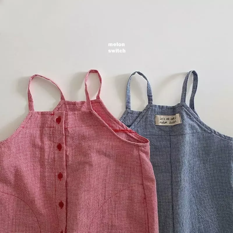Melon Switch - Korean Children Fashion - #discoveringself - Check Overall - 9
