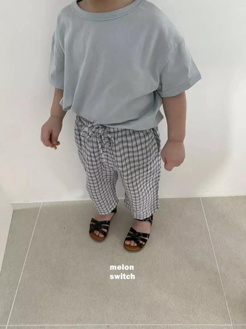 Melon Switch - Korean Children Fashion - #discoveringself - Check Pants - 5