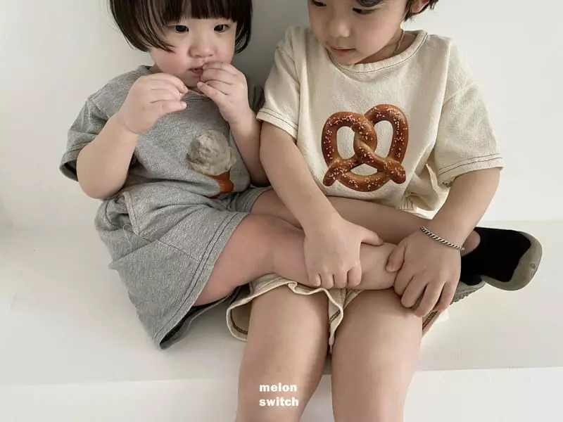 Melon Switch - Korean Children Fashion - #designkidswear - Brunch Top Bottom Set - 4