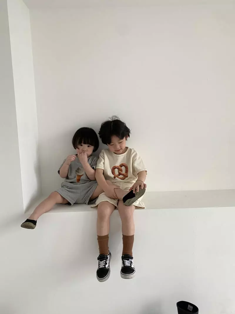 Melon Switch - Korean Children Fashion - #fashionkids - Brunch Top Bottom Set - 5