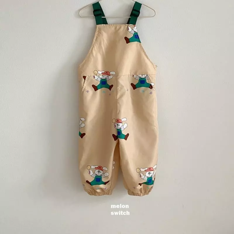 Melon Switch - Korean Children Fashion - #kidsstore - Melon Rabbit Play Dungarees - 12