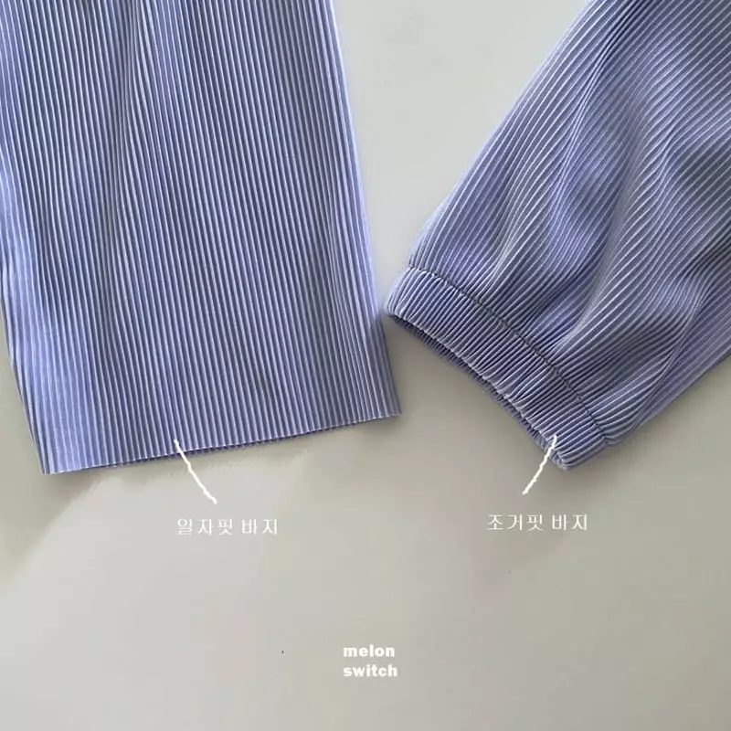 Melon Switch - Korean Children Fashion - #kidsstore - Pleats Jogger Pants - 4
